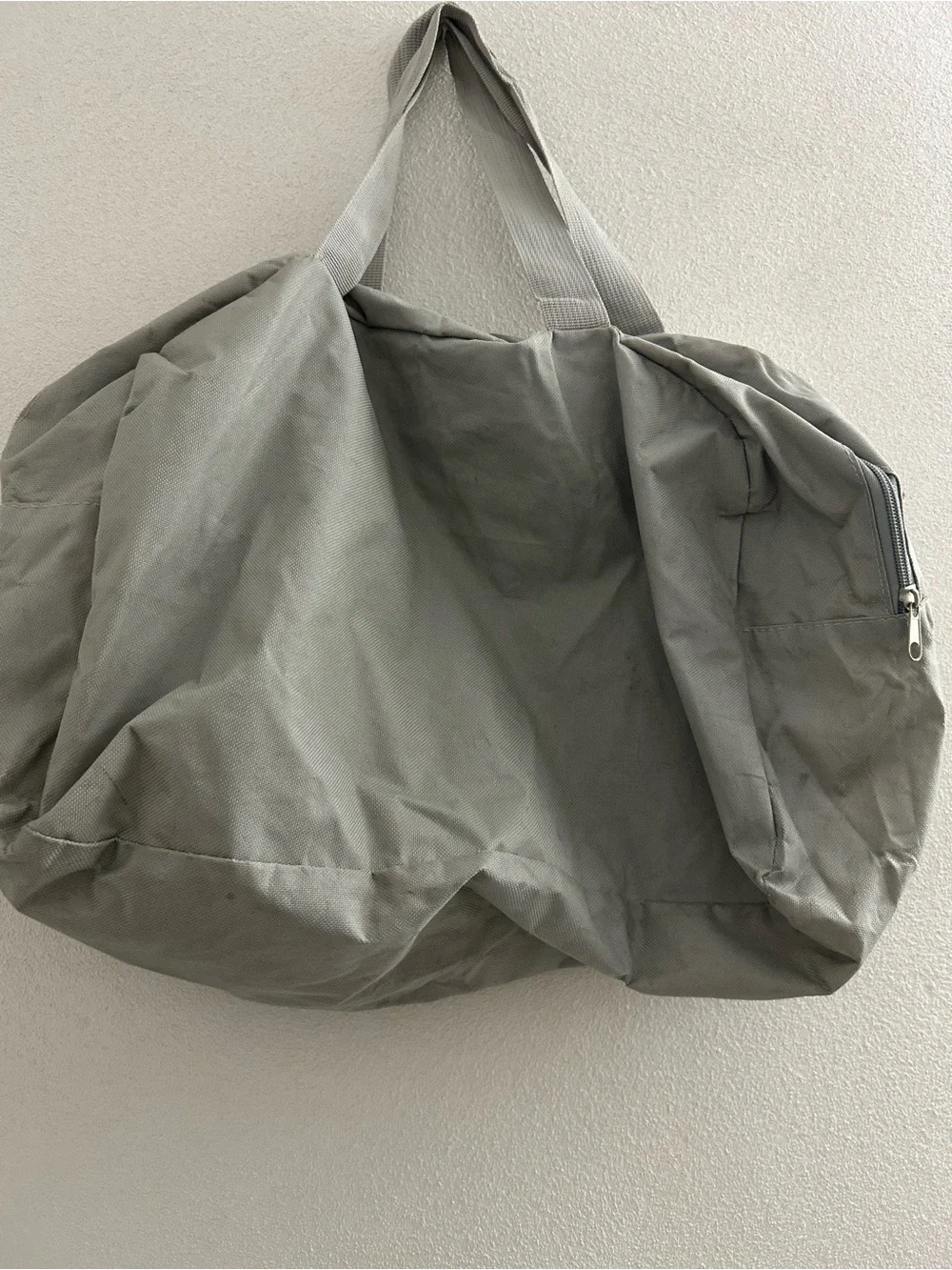 Iridescent Sequin Duffel Tote Bag - Gray